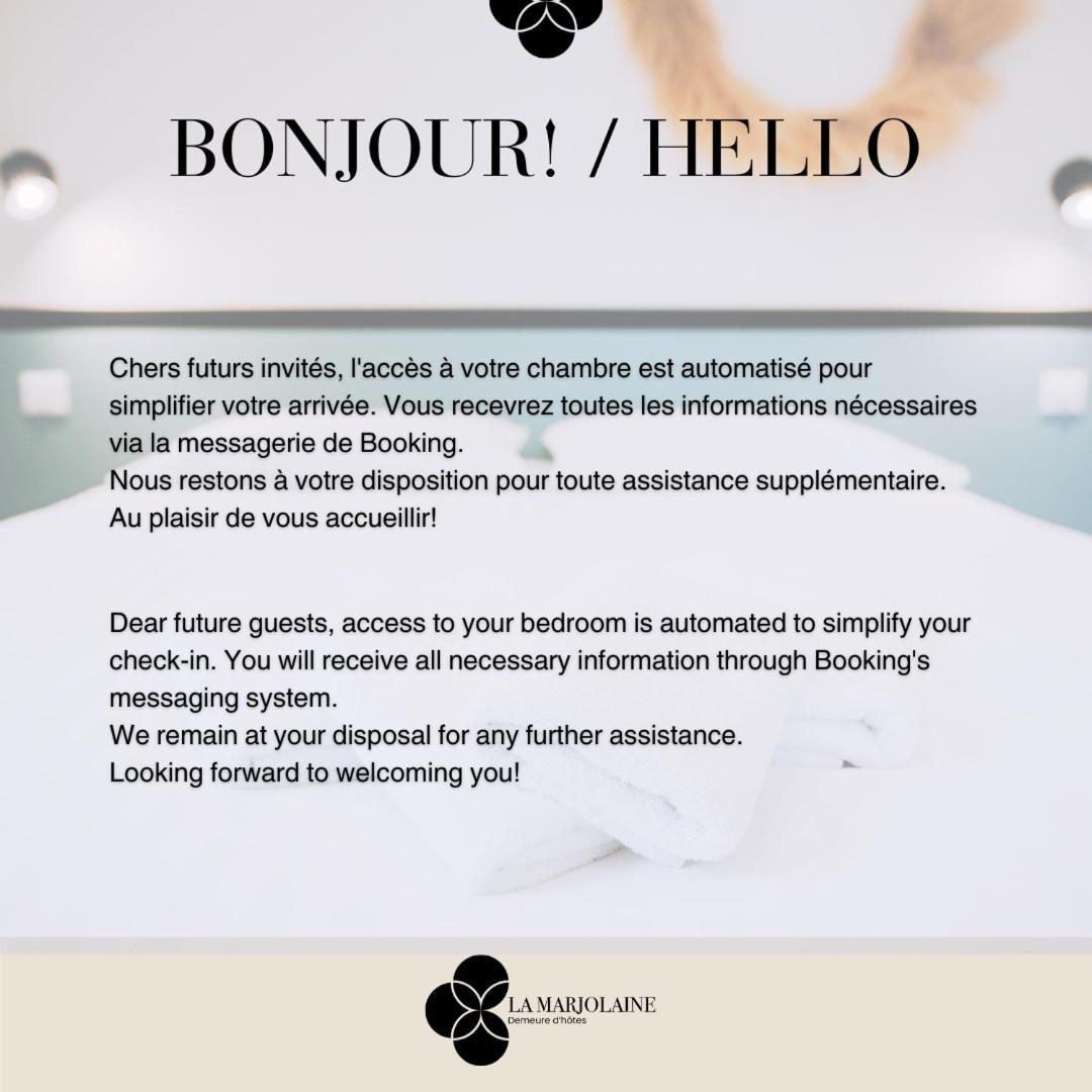 La Marjolaine - Demeure D'Hotes - Service Para-Hoteiier - Premium Châteauroux Exteriör bild